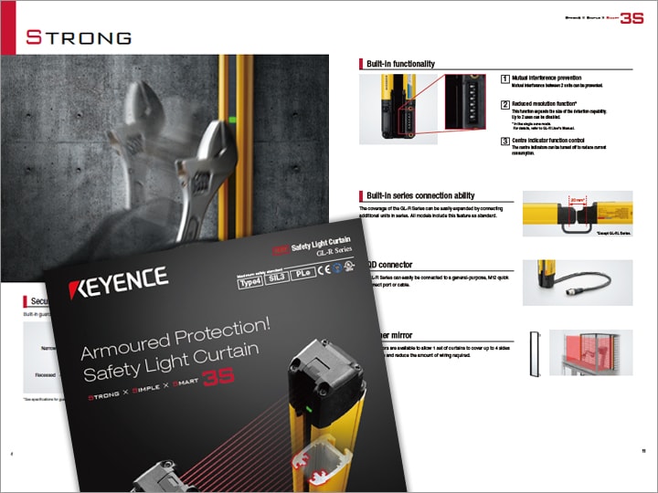 GL-R Series Safety Light Curtain Catalogue (English)
