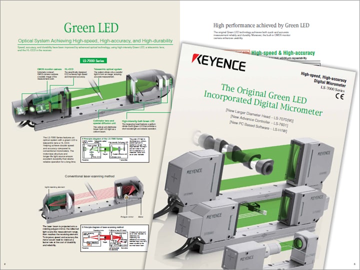 LS-7000 Series High-speed, High-accuracy Digital Micrometer Catalogue (English)