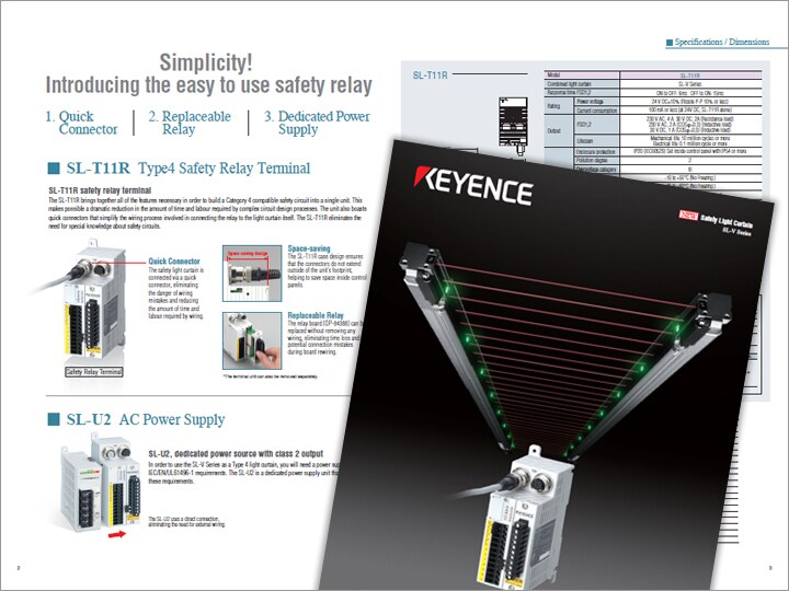 SL-R11R Safety Light Curtain Catalogue (English)