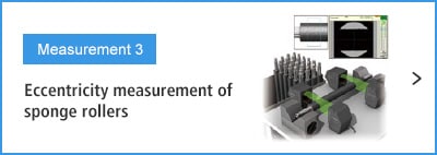 B-B- Measurement 3 Eccentricity measurement of sponge rollers