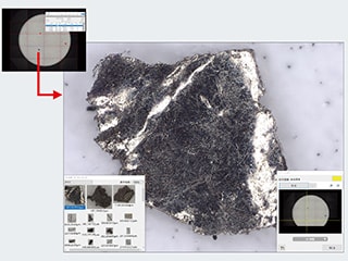 Detailed analysis mode allows you to observe a desired location in detail