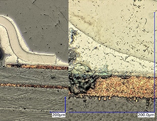 Observation and Measurement of Solder Cracks and Voids