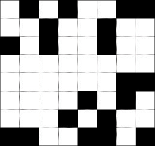 Binary processed image with a threshold of 127