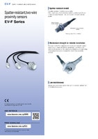 EV-F Series Spatter-resistant,two-wire proximity sensors Catalogue