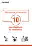 Microscope observation 10 new standards for innovation