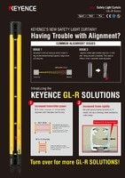 GL-R Series KEYENCE'S NEW SAFETY LIGHT CURTAIN!! Having Trouble with Alignment?