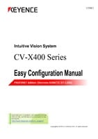 CV-X400 Series Easy Setup Guide For PROFINET (Siemens: SIMATIC S7-1200)