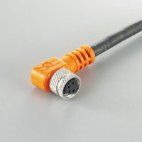 OP-85586 - Connector Cable M8 L-shaped 2-m PUR