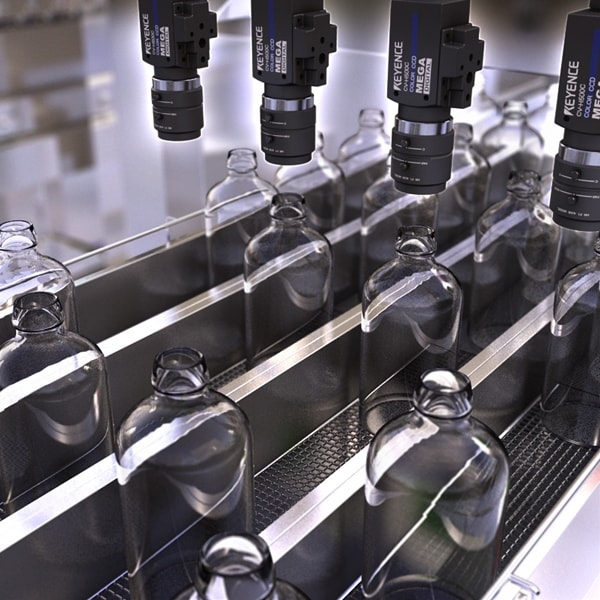 Chip inspections on bottle rims